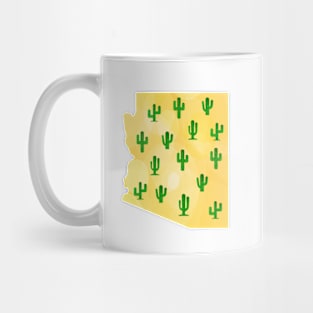 Arizona Desert Sun and Cactus Mug